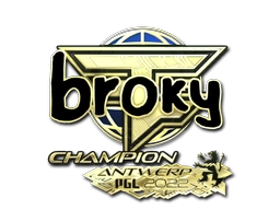 broky (Gold, Champion) | Antwerp 2022