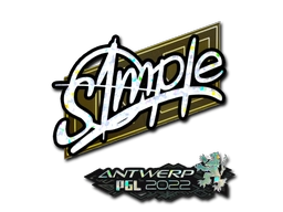 s1mple (Glitter) | Antwerp 2022