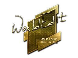 WorldEdit (Gold) | Boston 2018