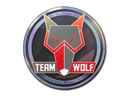 MTS GameGod Wolf Stickers