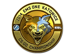 Gold ESL Wolf (Foil) | Katowice 2014