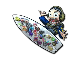 Sticker Bomb Surf Ava (Foil)