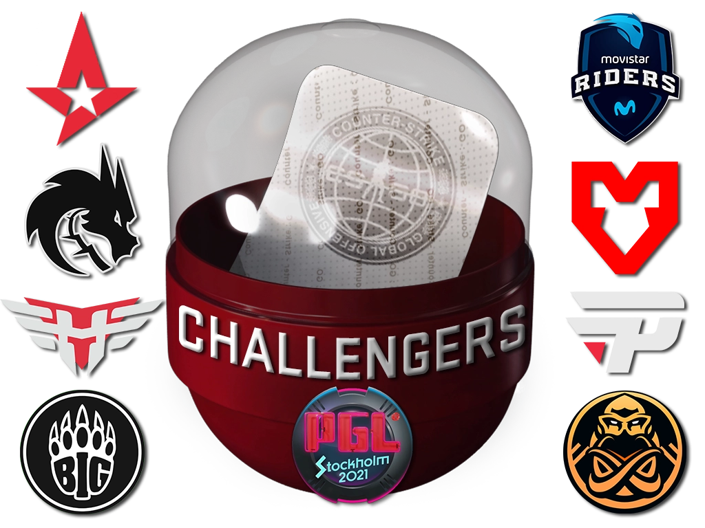 Stockholm 2021 Challengers Sticker Capsule